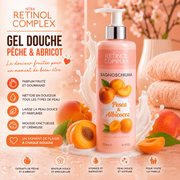 Retinol Complex peach apricot latte shower gel