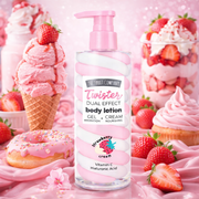 Lot de 12 Pièces - Body Lotion Corporel Twister Fraise Chantilly 200grs - The Fruit Company