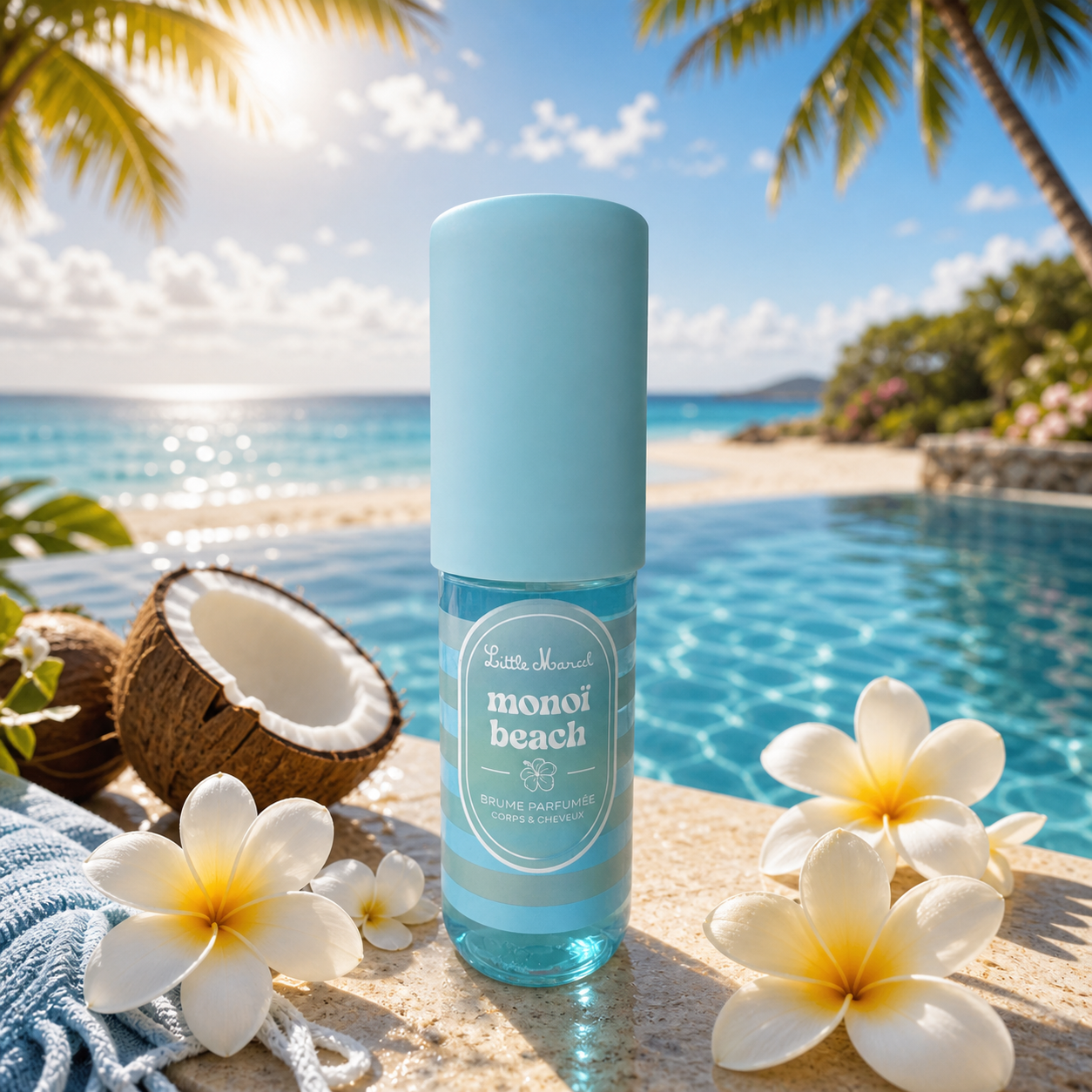 Lot de 4 Pièces - Brume Parfumée Monoi Beach - Little Marcel