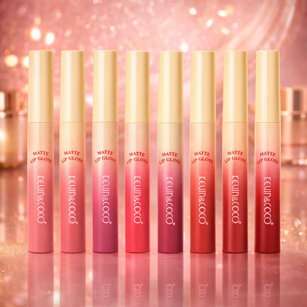 Lot de 48 Pièces - Gloss Stick Mat Waterptoof - 8 Couleurs Tendance - Kevin & Coco