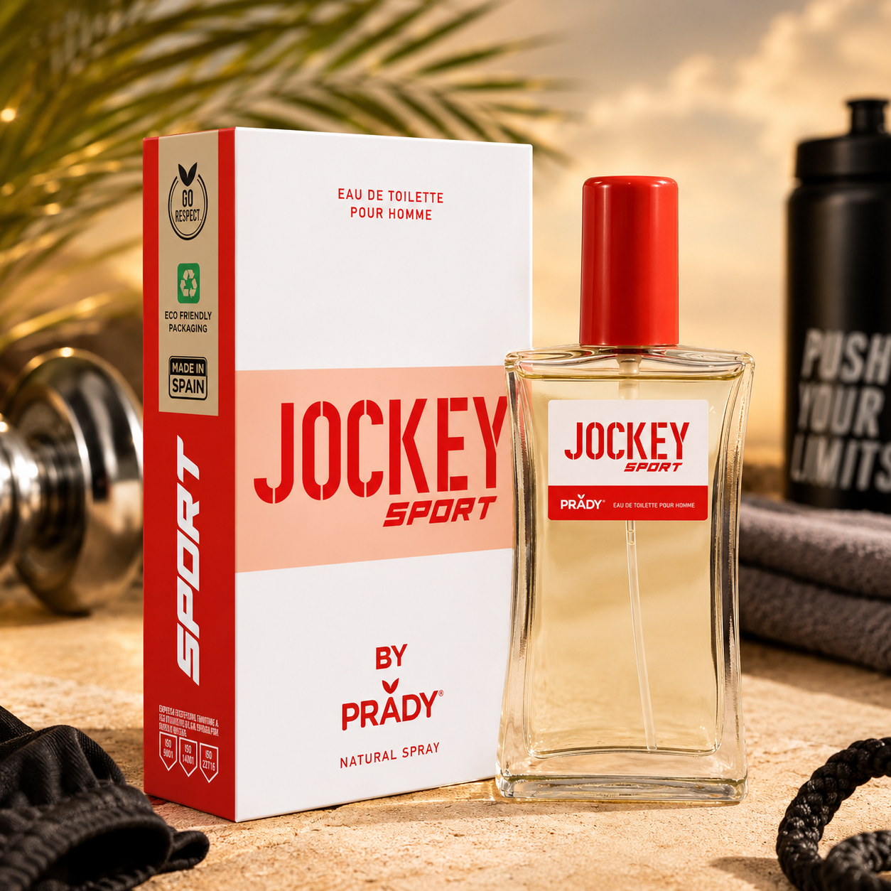Lot de 6 Pièces - Eau de Parfum Jockey Sport - Prady