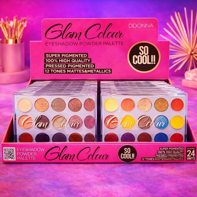 Set of 12 Pieces - 12 Eyeshadow Colors - 11190B - D'donna