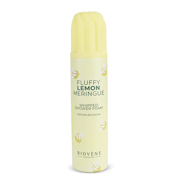 Lot de 6 Pièces - Mousse de Douche Fluffy Lemon Meringue 250ml - Biovene Barcelona
