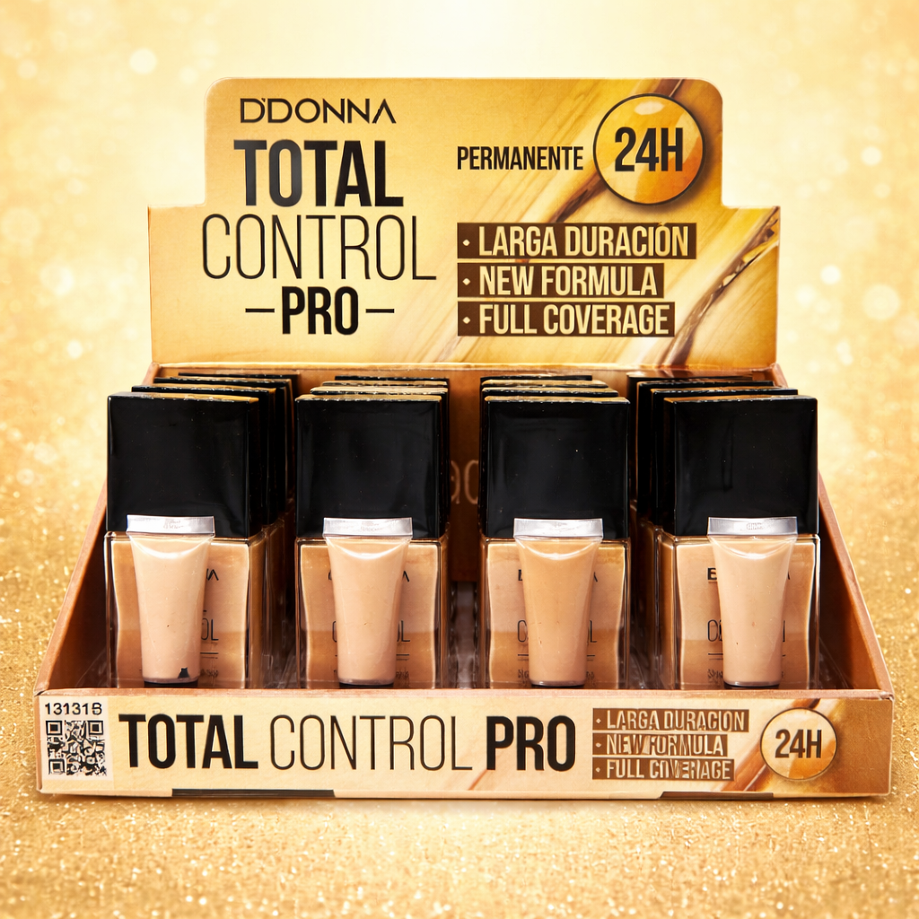 Set of 16 - 24h Foundation - Total Control Pro - D'donna 13131B