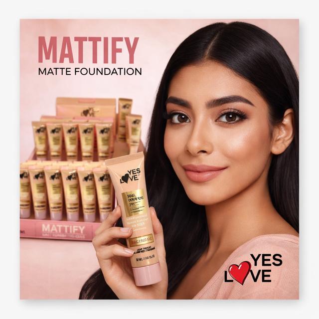 Lot de 24 - Fond de Teint Matte - Yes Love - 2006A