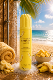 Lot de 6 Pièces - Mousse de Douche Frozen Banana Bark 250ml - Biovene Barcelona
