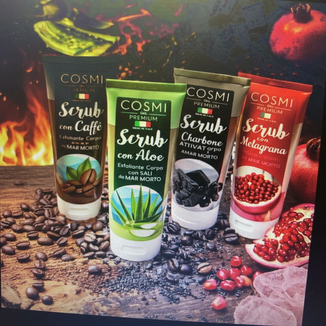 Lot de 8 Pièces - Gommage Corporel 4 Parfums 100ml Cosmi - 40% - Premium