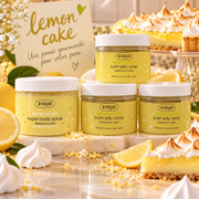 Lot de E 6 Pieces - GOMMAGES CORPS & GELÉES NETTOYANTES – PARFUM TARTE AU CITRON MERINGUÉE
