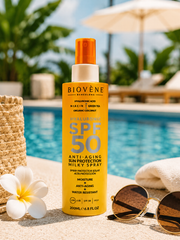 Lot de 6 Pièces - 🧡 Lait Solaire SPF50 à l’Acide Hyaluronique 200ML – Biovène Barcelona