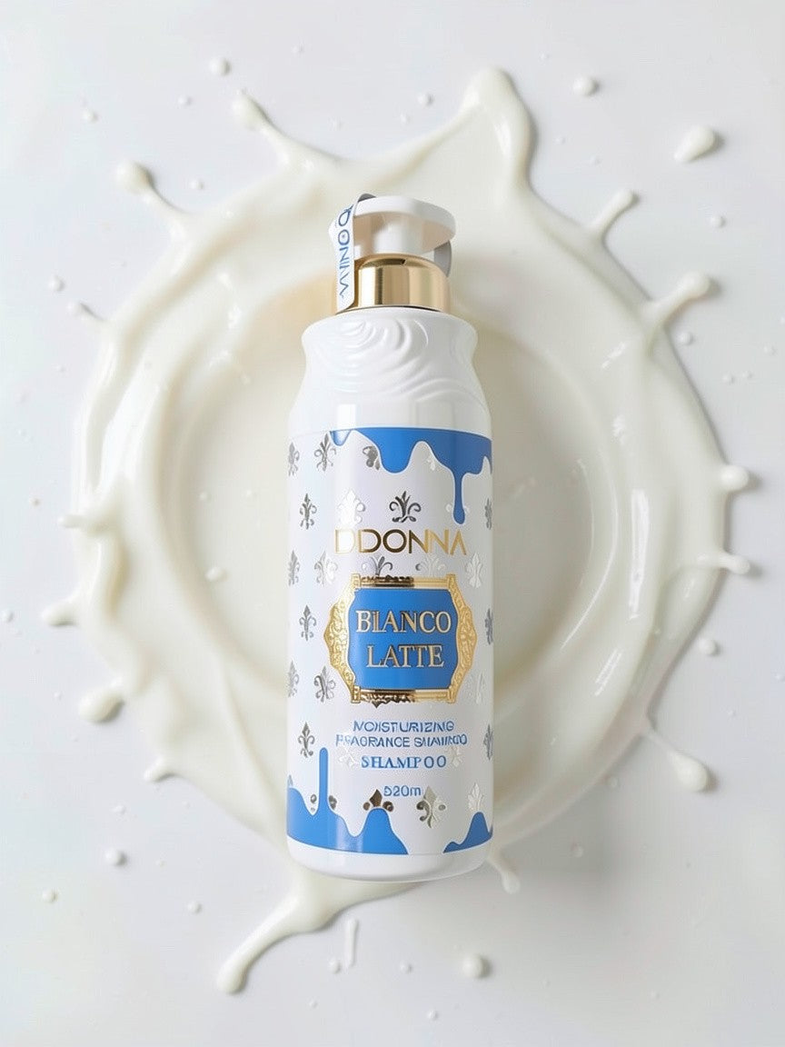 Lot de 6 Pièces - Shampoing Bianco Latte 520ml - D’Donna