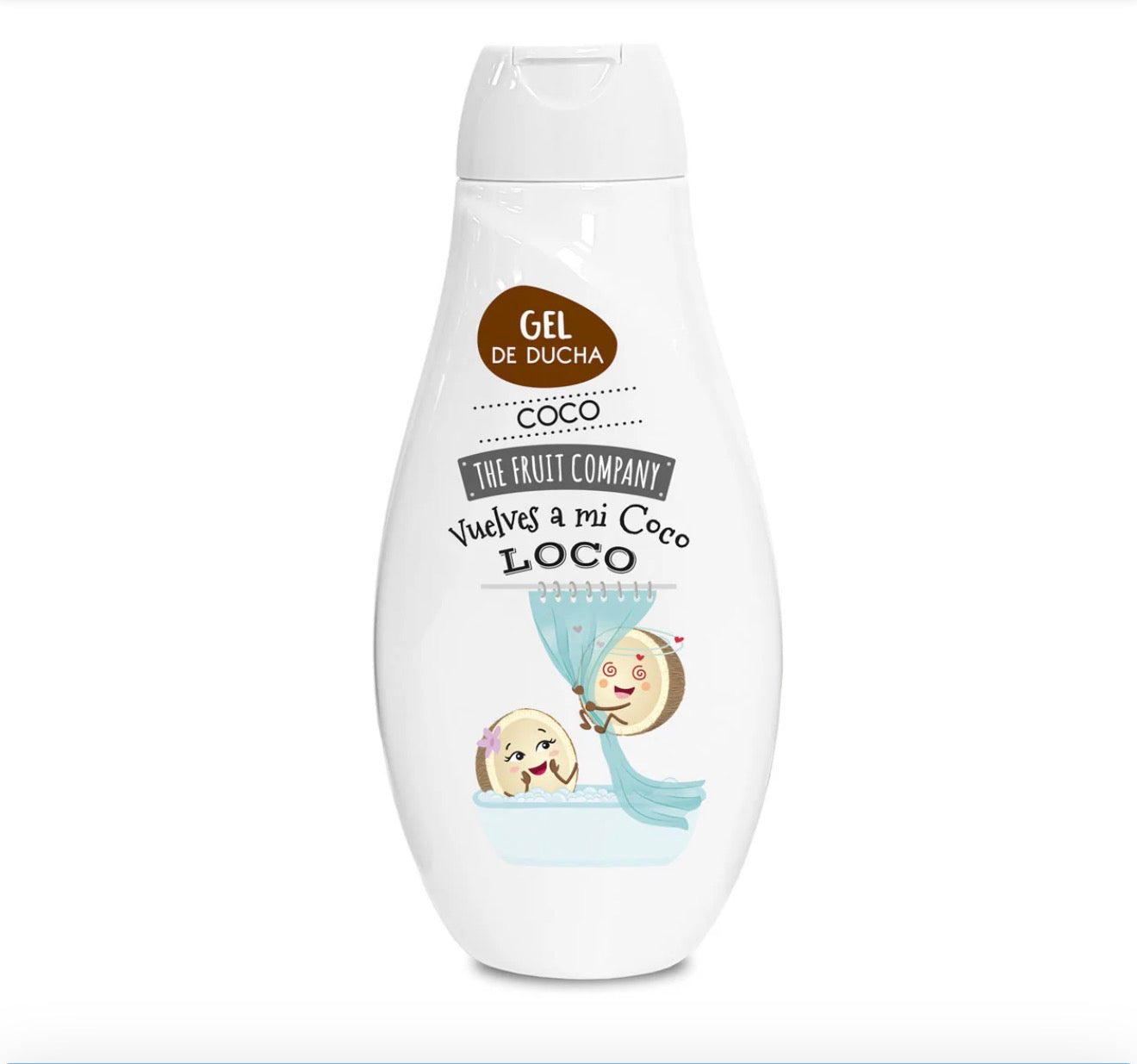 Lot de 5 Pièces- Gel Douche Parfum Coco 600ml - The Fruit Company
