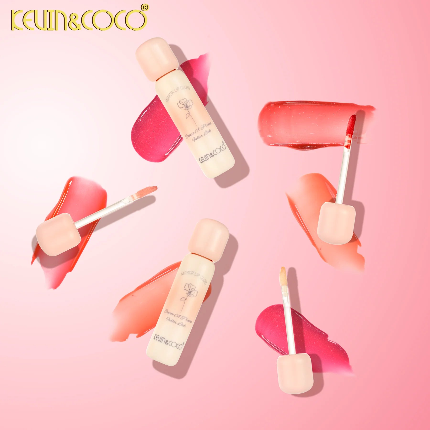 Set of 36 Pieces - Lip Gloss Mirror - Kevin & Coco