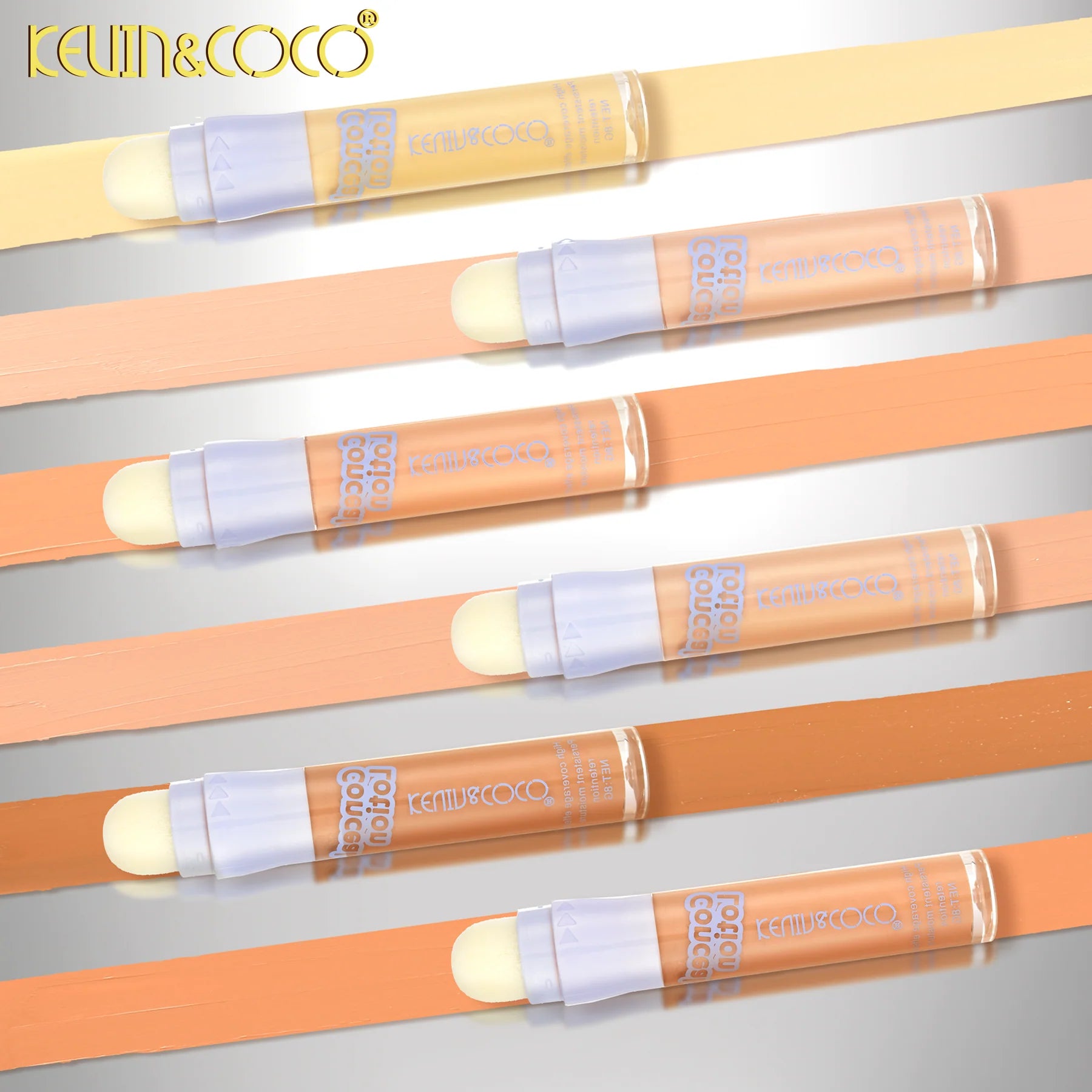 36-Piece Set - High Coverage Concealer - Kevin & Coco