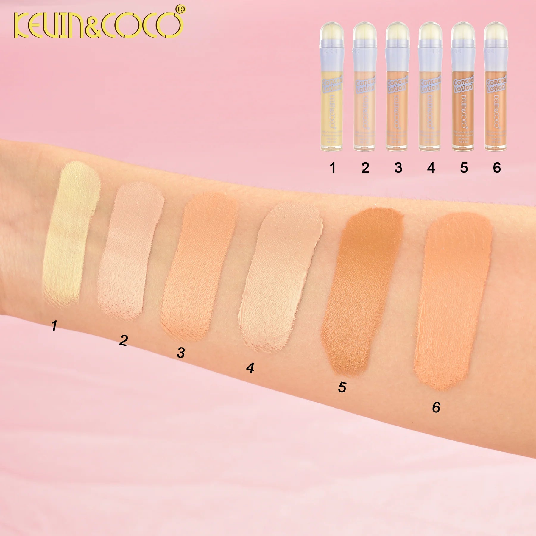 36-Piece Set - High Coverage Concealer - Kevin & Coco