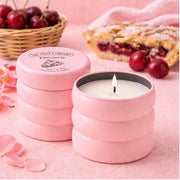 Lot de 8 Pièces - Bougie Parfum Cherry Pie "Gamme Patisserie" - The Fruit Company