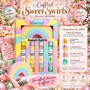 Set of 3 - Sweet Swirls Bath Gift Set 5 pieces - Idc Institute - 42161