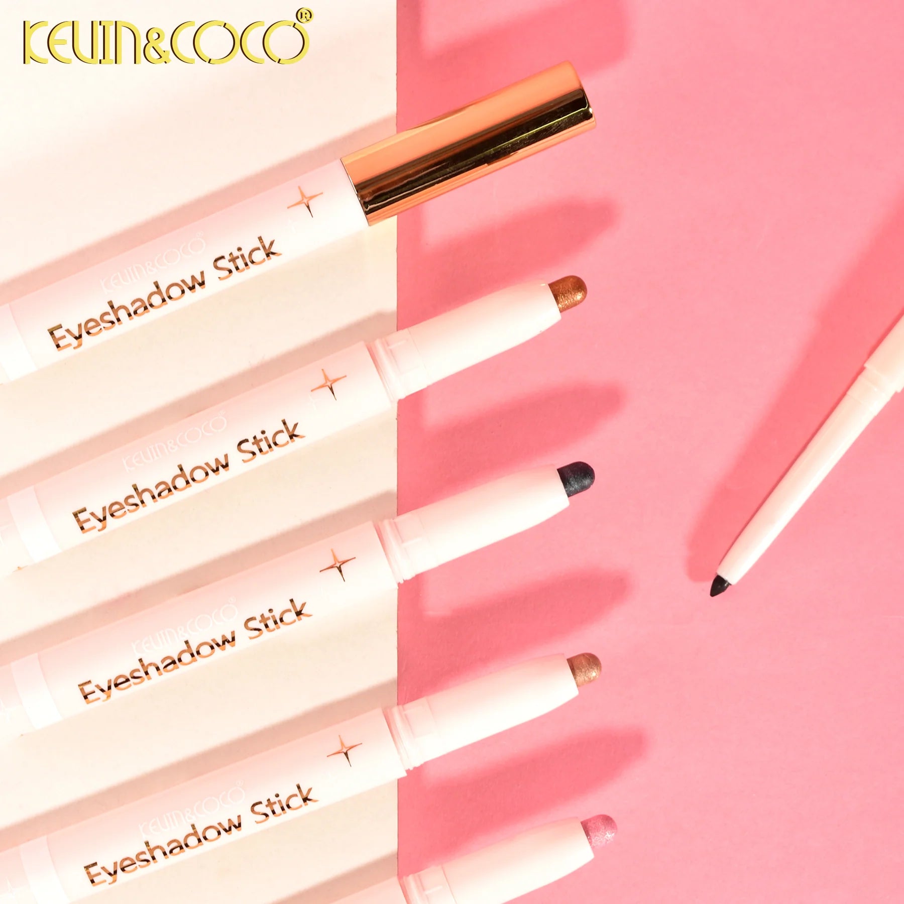 Lot de 36 pièces - Kit Yeux Duo Fard à Paupières Stick & Eye-Liner – Kevin & Coco