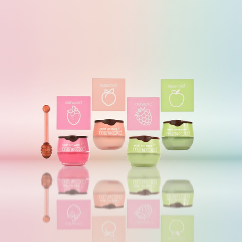 Lot de 12 pièces - Baume à Lèvres Fruit Nourrissant 4 Parfums - Kevin & Coco