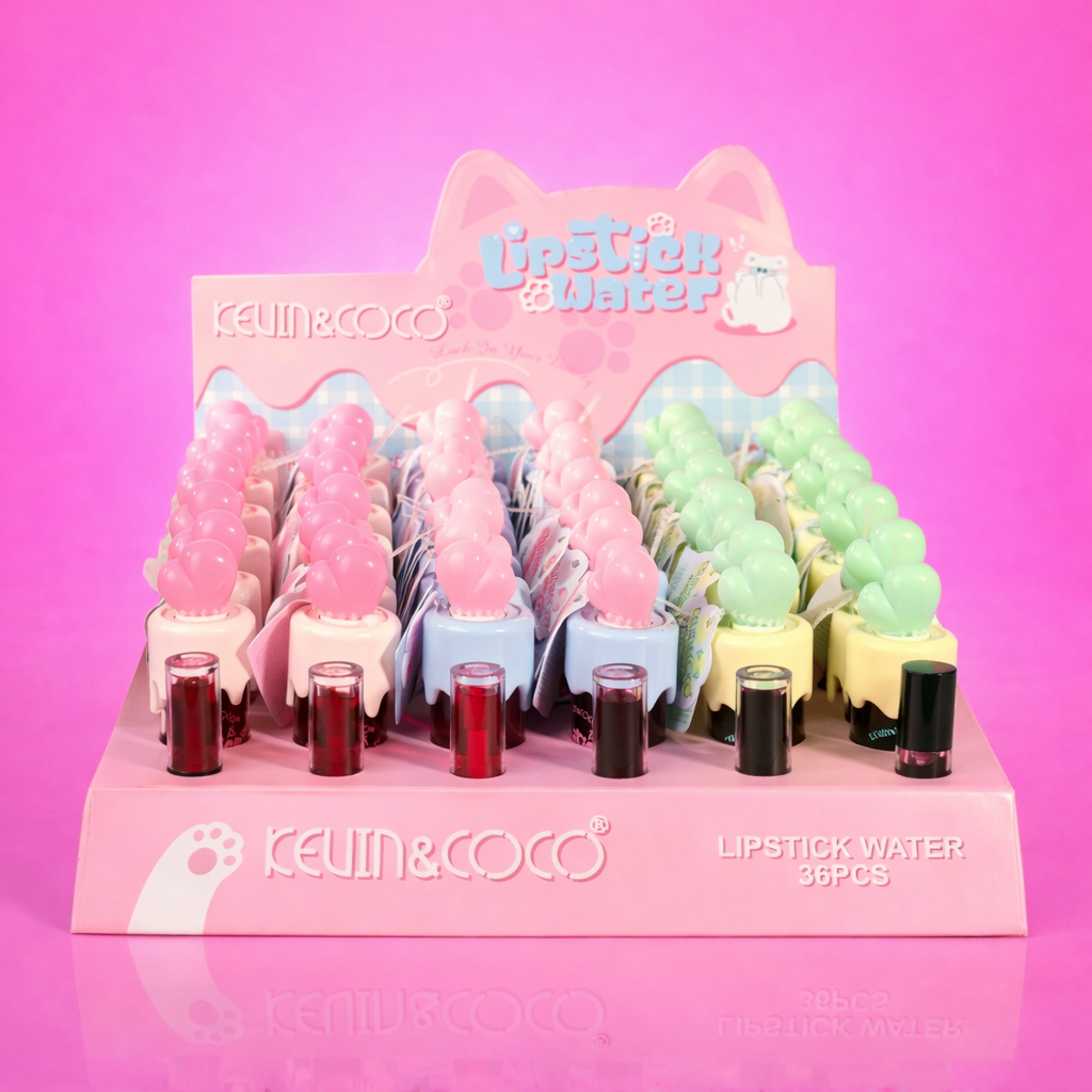 Lot de 36 Pièces - Rouge à lèvres Liquide Brillance et longue Tenue - Kevin & Coco