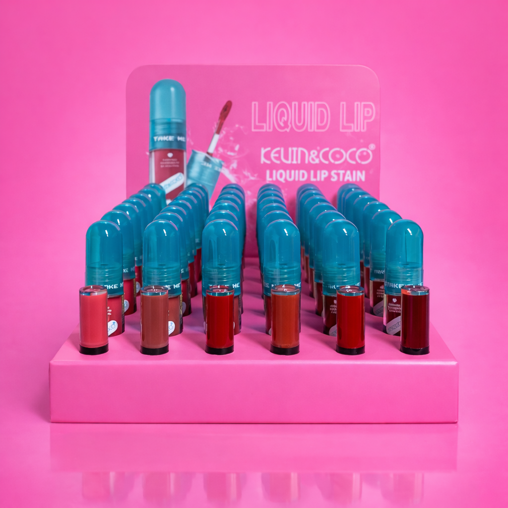 Set of 36 Pieces - Long-Lasting Liquid Lipstick - Kevin & Coco