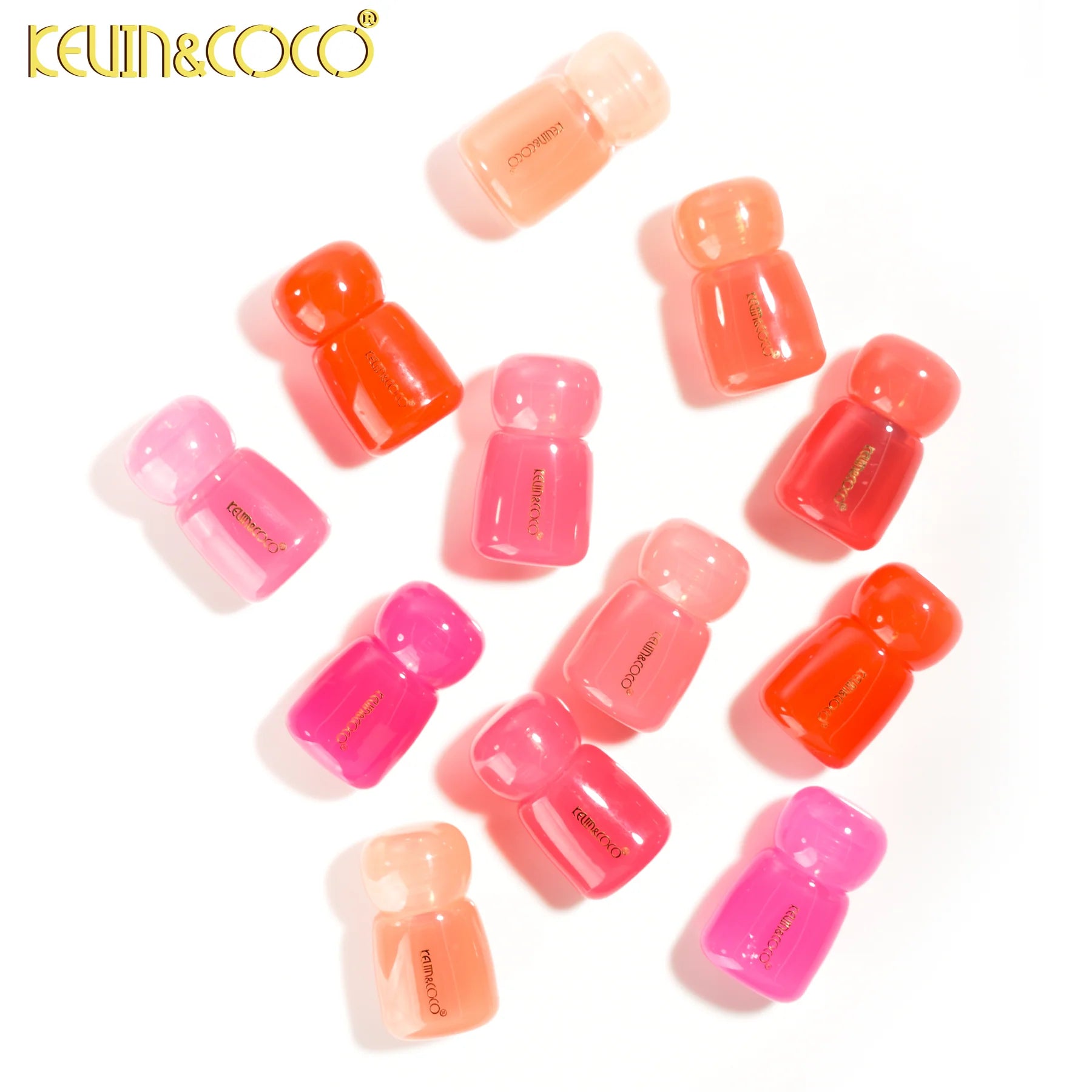 Set of 36 pieces - Ultra Shiny Glow Effect Gloss - Viral - Kevin & Coco