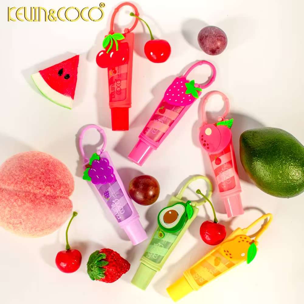 🍓 Lot de 36 Lip Gloss Fruit Time – Présentoir Fruits - Kevin & Coco