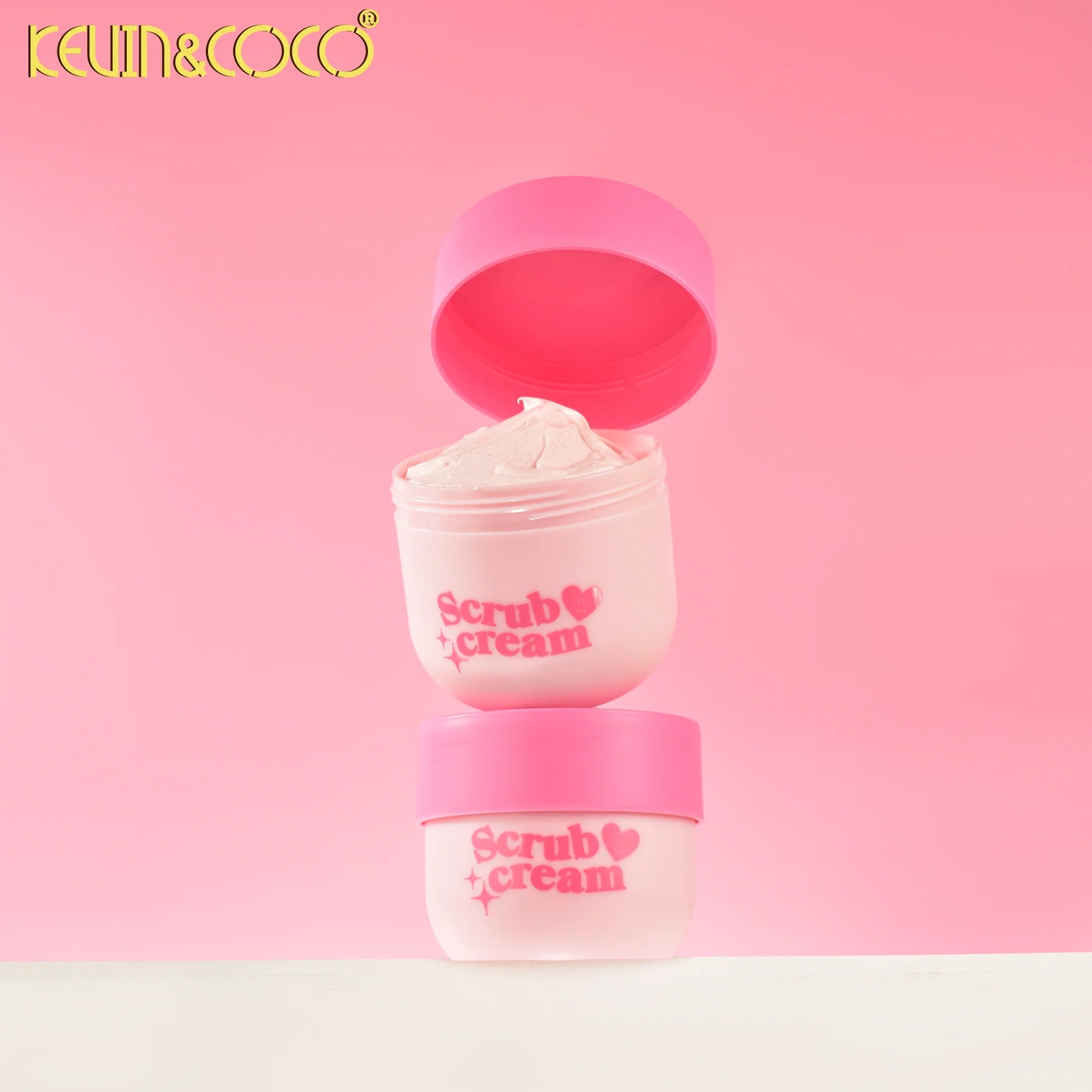 Set of 6 - Gentle Exfoliating and Moisturizing Body Scrub Cream 300ml - Kevin & Coco