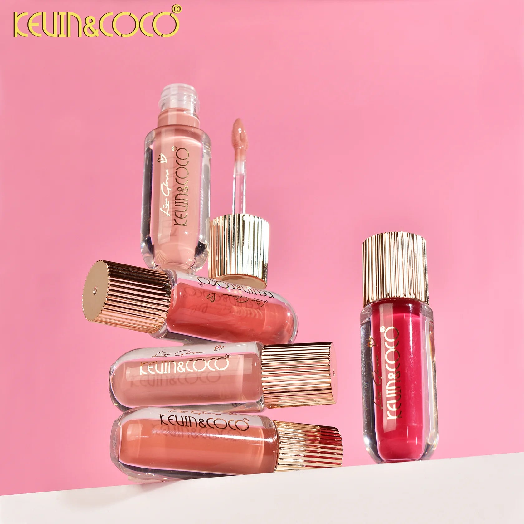 Lot de 24 Pièces - Set Complet Lèvres Gloss & Rouge à lèvres - Kevin & Coco