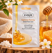 Lot de 20 Pièces - Masque Visage Lissant Au Miel de Tapioca - Ziaja
