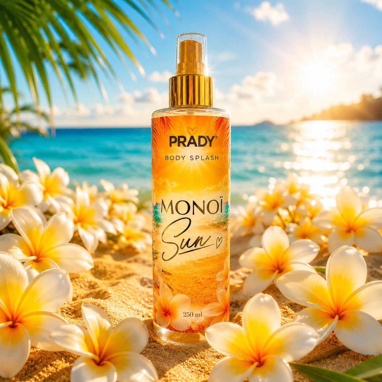 Lot de 12 Pièces - Brume Corps & Cheveux Monoi Sun 250ml - Prady
