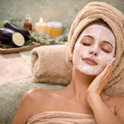 Vegan eggplant face mask from the IDC Institute