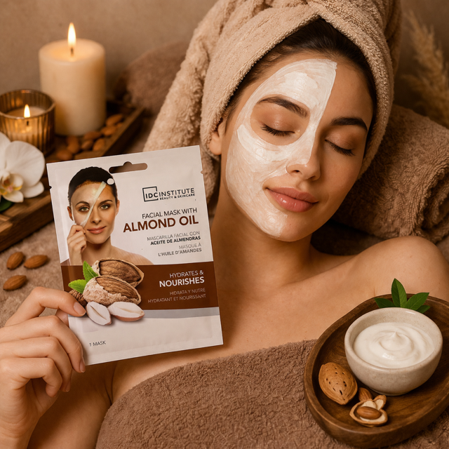 Pack of 12 - Sweet Almond Oil Mask - Idc Institute - 3092