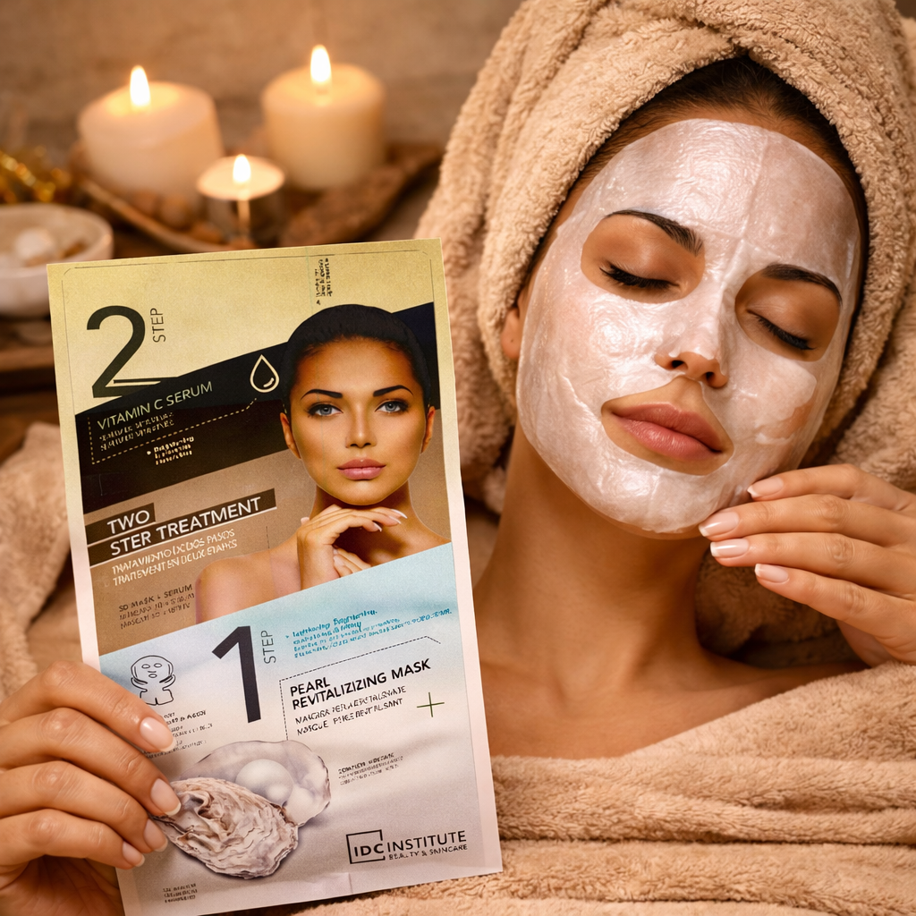 Lot de 12 - Masque Perle d'Huître 2 Step - Idc Institute - 3403