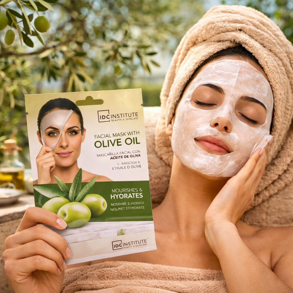 Lot de 12 - Masque à l'Huile d'Olive - Idc Institute - 3093