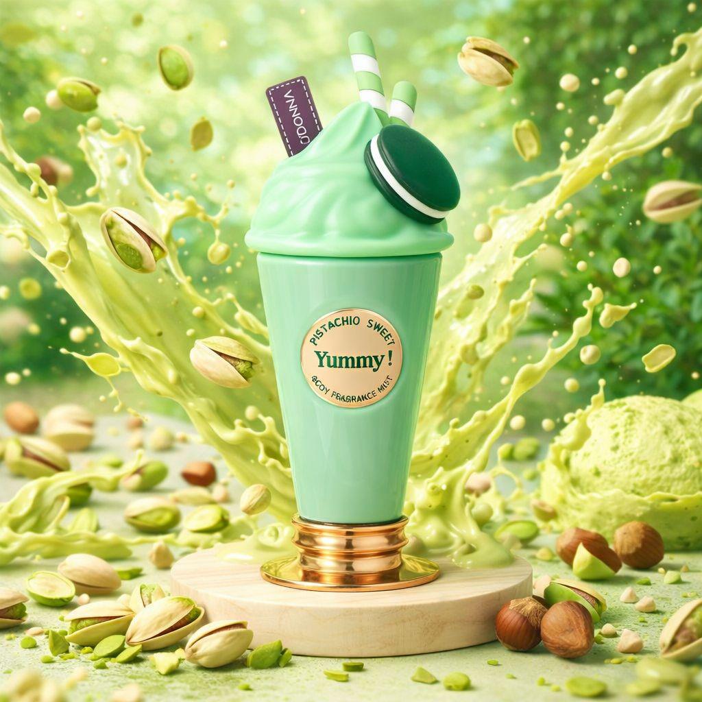 Lot de 6 Pièces - Brume Corporelle "Yummy Pistachio!" 200ML - D'donna