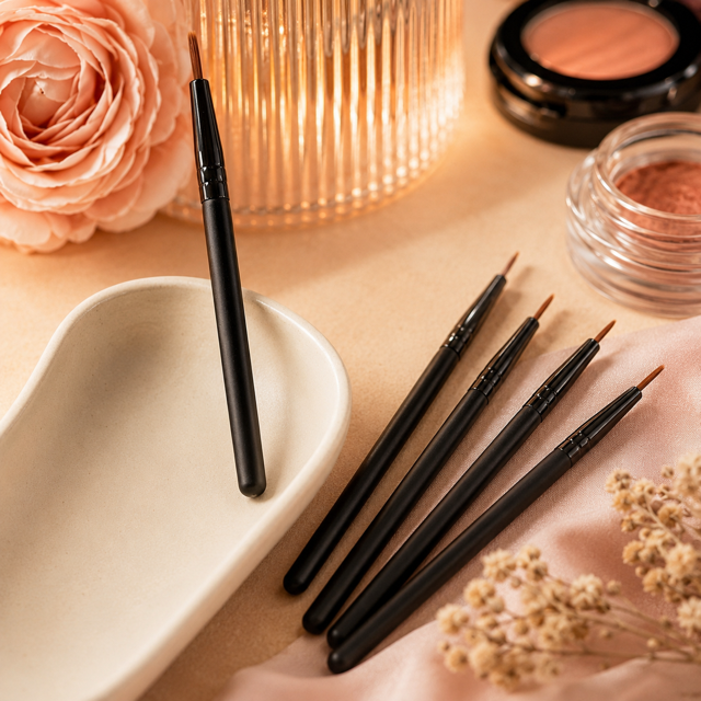 Lot de 12 - Pinceau de Précision Professionnel pour Maquillage