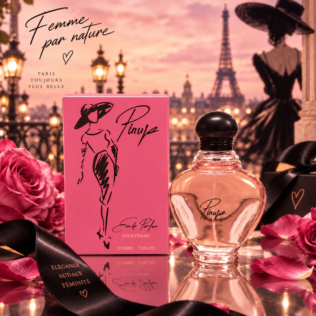 Lot de 6 Pièces - Eau de Parfum " Pinup" Pour Femme 100ml - Coscentra