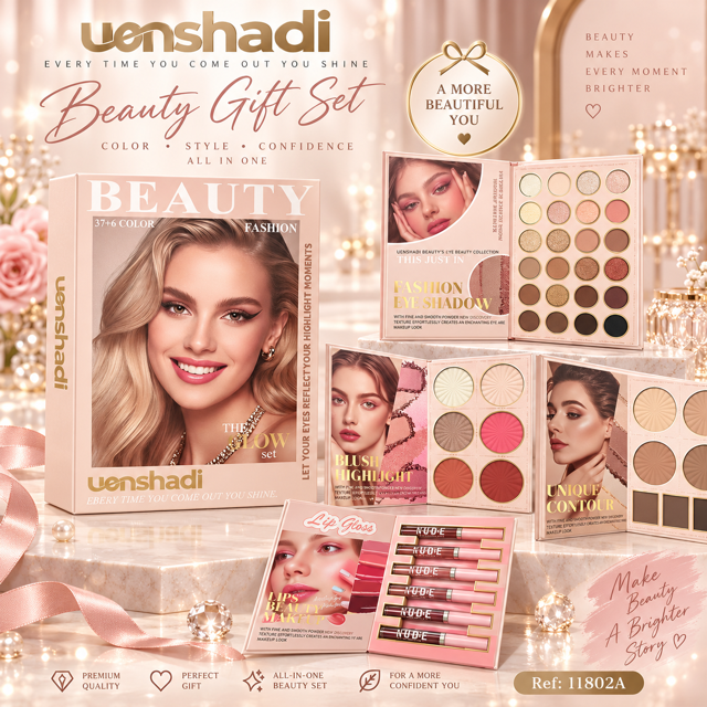 Lot de 3 Pièces - Coffret Maquillage Beauty Fashion - D'Donna