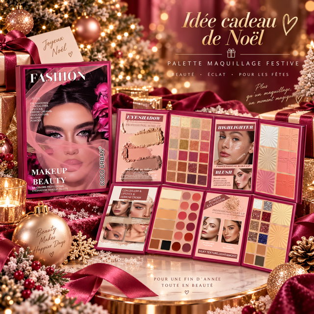 Lot de 3 Pièces - Coffret Maquillage Coco Urban Fashion - D'Donna