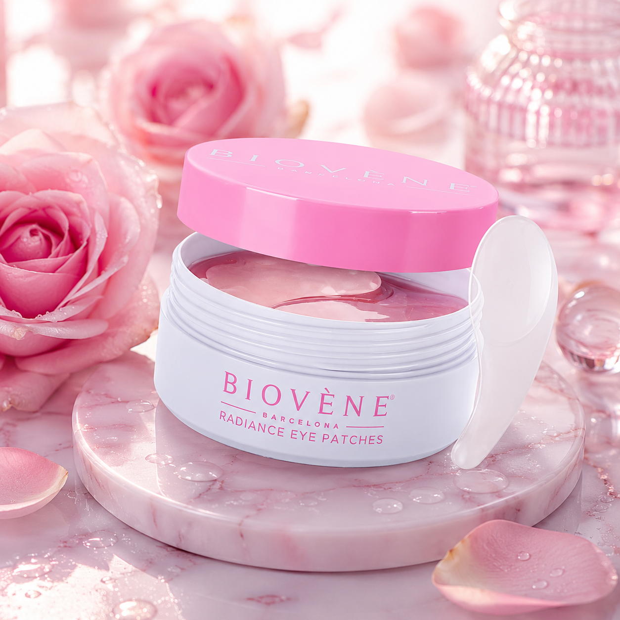 Lot de 6 Pièces - Bakuchiol Watermelon Radiance – Patchs hydrogel pour les Yeux - Biovene Barcelona