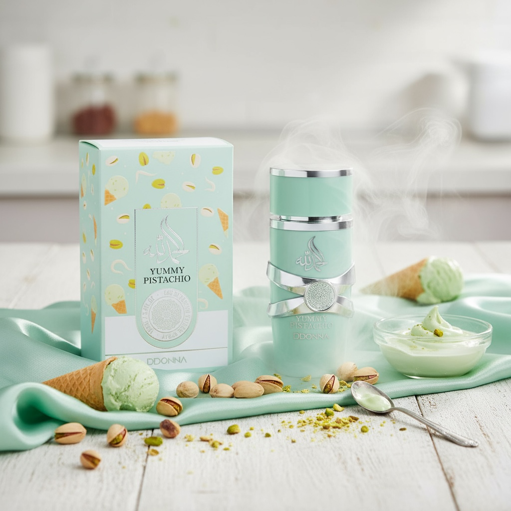 Lot de 6 - Eau de Parfum Gourmand "Pistachio" 100ml- D'donna