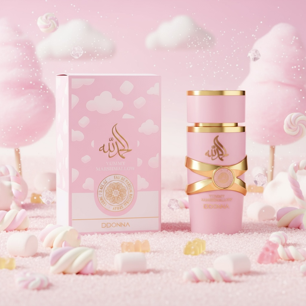 Lot de 6 - Eau de Parfum Gourmand "Marshmallow" 100ml- D'donna