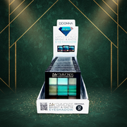 Set of 12 - Diamond 24K Green Eyeshadow Palette - D'donna