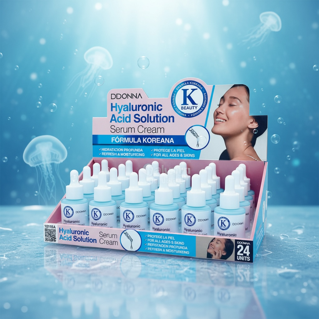 24-Piece Set - K-Beauty Hyaluronic Acid Serum, Korean Formula - D'Donna