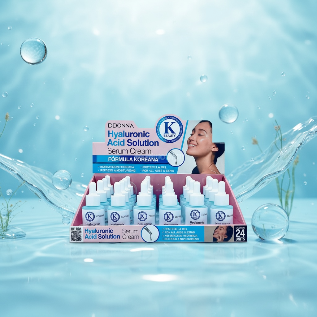 24-Piece Set - K-Beauty Hyaluronic Acid Serum, Korean Formula - D'Donna