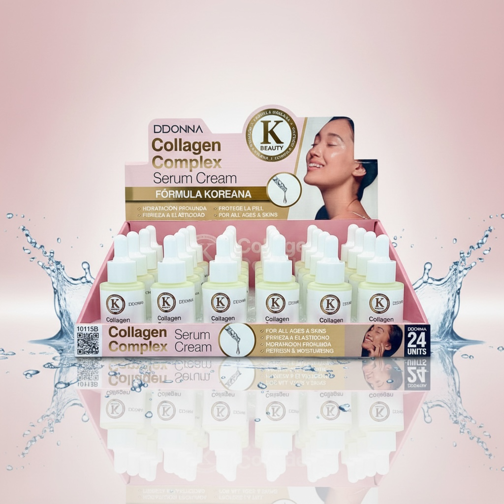 24-Piece Set - K-Beauty Collagen Cream Serum - Korean Formula - D'Donna