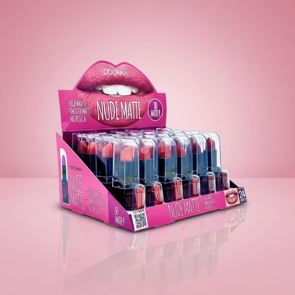 Lot de 24 pièces - Rouge à lèvres Nude Matte - D'Donna