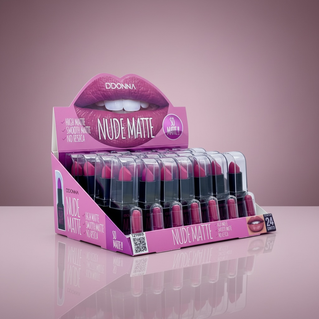 Lot de 24 pièces - Rouge à lèvres Nude Matte - D'Donna