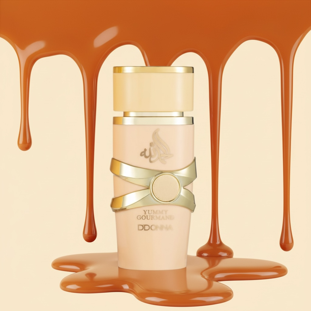 Lot de 6 - Eau de parfum Gourmand "crème brûlée" 100ml- D'donna