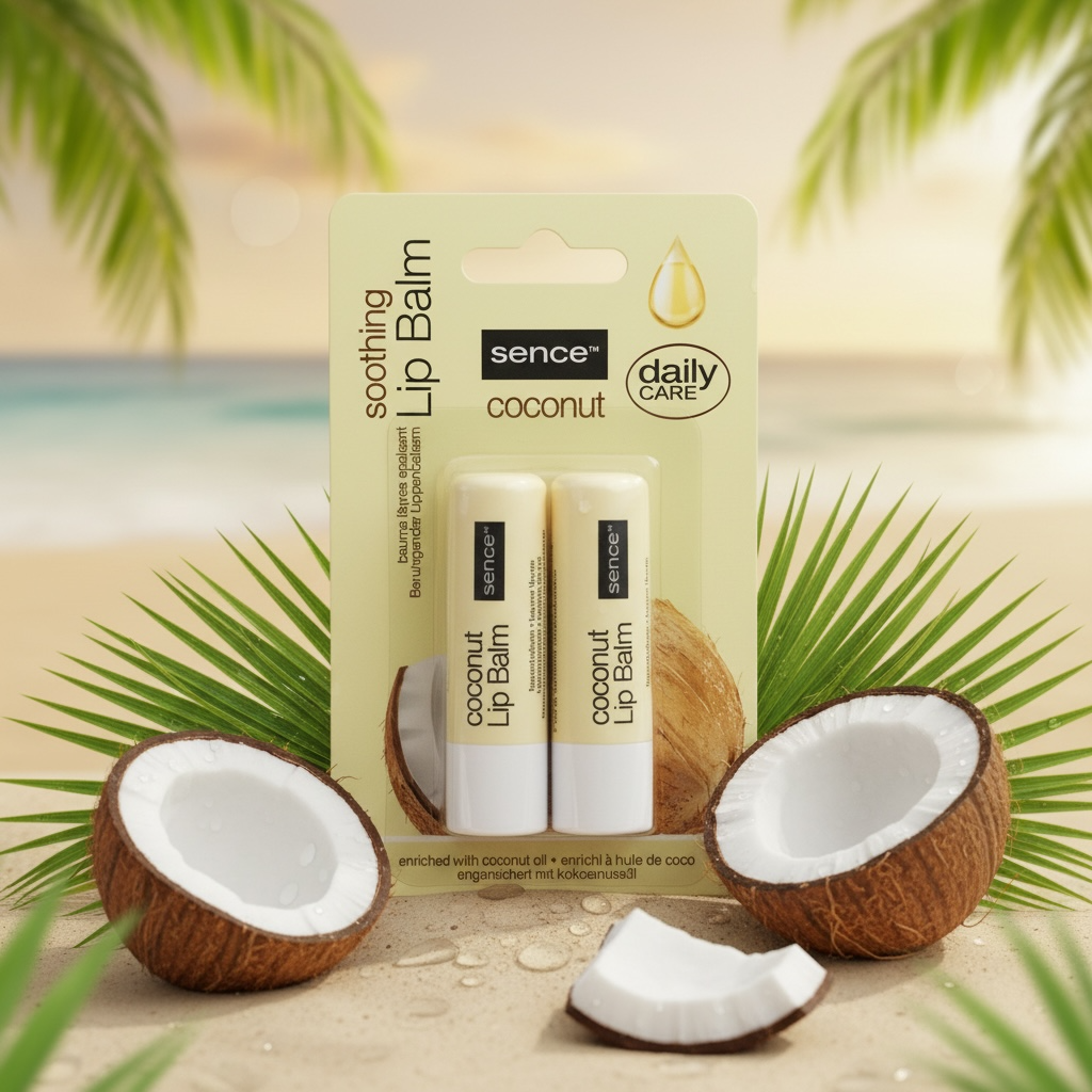 Lot de 12 pièces - Baume à Lèvres Coconut Vegan -30% - Sence